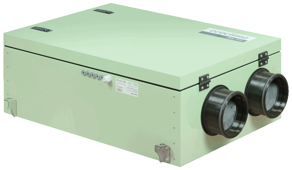 Подвесные приточно-вытяжные установки с роторным рекуператором